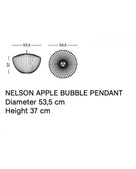 HAY Nelson Apple Bubble Pendant